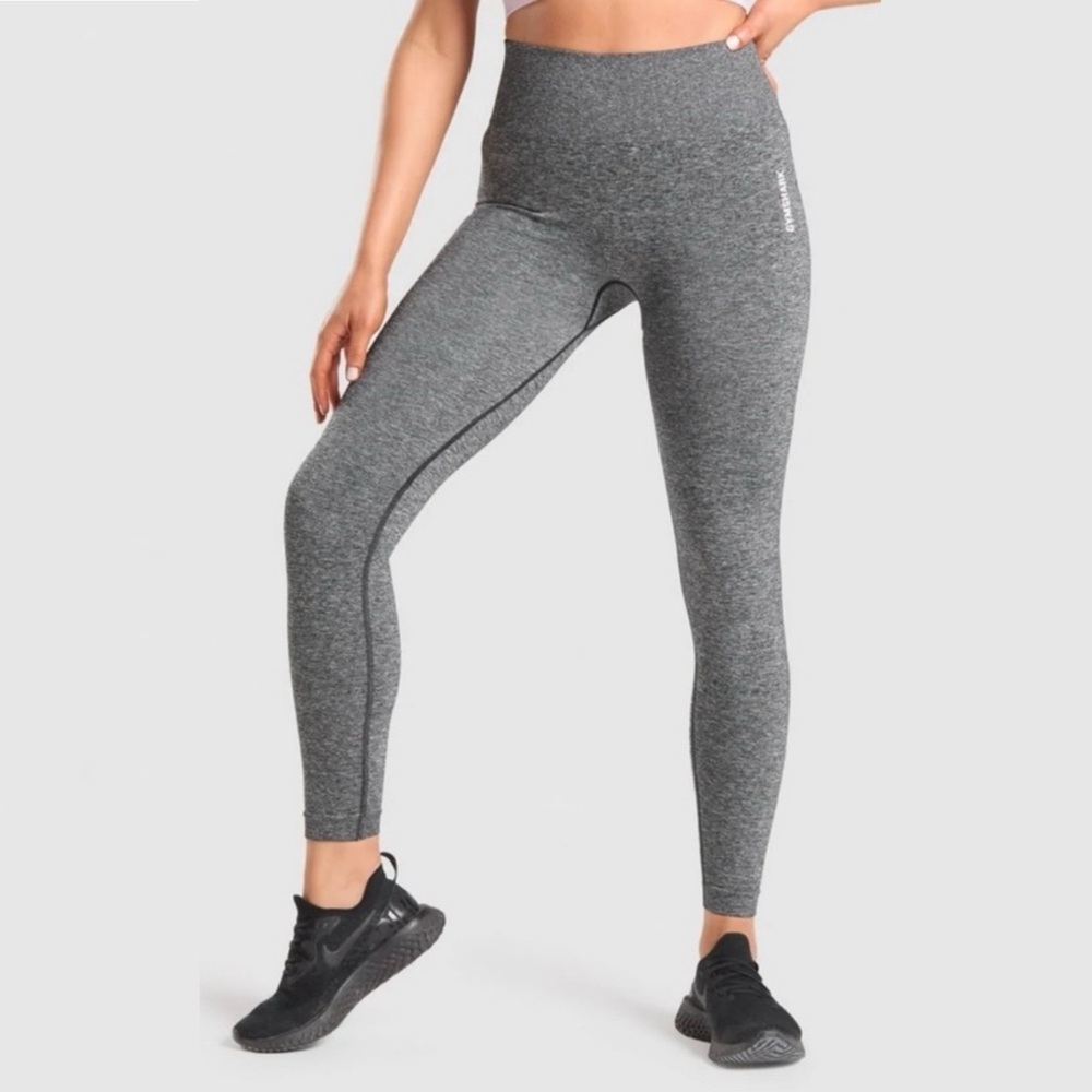 🏷️ Gymshark Adapt Marl Seamless Leggings, Black